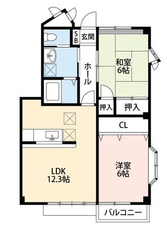 ハイステージOHTAの物件間取画像